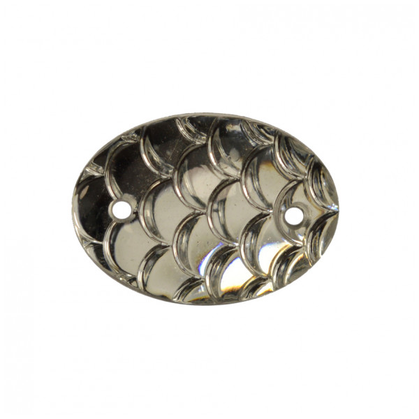 Страза пришивная, 10*14мм, цвет прозрачный